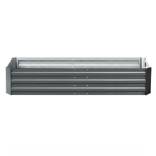 Load image into Gallery viewer, Green Fingers 2x Garden Bed 210x90cm Planter Box Raised Container Galvanised Herb
