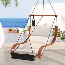 Load image into Gallery viewer, Gardeon Hammock Chair Wooden Hanging Indoor Outdoor Lounge Patio
