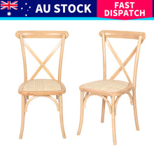 Load image into Gallery viewer, Levede 6X Dining Chairs Cross Back Chair-1973193559771320328

