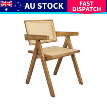 Load image into Gallery viewer, Levede 6x Dining Chair Solid Wood Rattan-1975420360006438920
