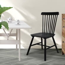 Load image into Gallery viewer, Levede 2x Dining Chairs Kitchen Winsor Black-1975420491875356678
