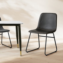 Load image into Gallery viewer, Levede 2x Dining Chairs Kitchen Table Black-1975420498745626630
