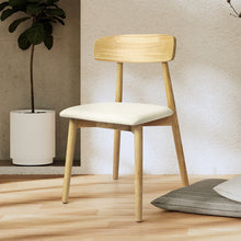 Load image into Gallery viewer, Levede 2x Dining Chairs Kitchen Chair Natural-1973194086072586246
