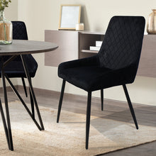 Load image into Gallery viewer, Dining Chairs x 8 Padded Seat Soft Velvet-1973193569133006854
