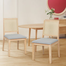 Load image into Gallery viewer, Levede 2x Rattan Dining Chair Solid Wood Lounge-1975420338695180295
