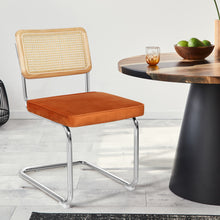 Load image into Gallery viewer, Levede 2xRattan Chair Dining Chairs Orange-1973194084940124167
