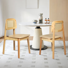 Load image into Gallery viewer, Levede 2x Rattan Dining Chair Wooden Kitchen Chair-1973193511004147719
