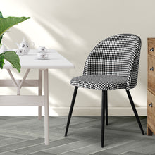 Load image into Gallery viewer, Levede 2x Dining Chairs Kitchen Cafe Black and White-1975420492424810503
