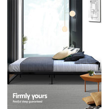 Load image into Gallery viewer, Artiss Bed Frame Metal Bed Frame Bed Base OSLO - King Single - The White Mall
