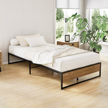 Load image into Gallery viewer, Artiss Bed Frame Metal Bed Frame Bed Base OSLO - King Single - The White Mall
