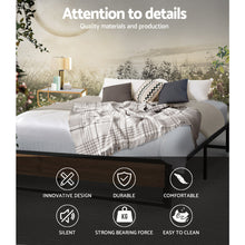 Load image into Gallery viewer, Artiss Bed Frame Metal Bed Frame Bed Base OSLO - Queen
