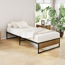 Load image into Gallery viewer, Artiss Bed Frame Metal Bed Frame Bed Base OSLO - Single - The White Mall
