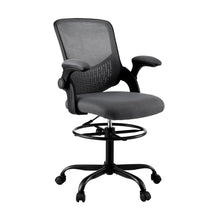 Load image into Gallery viewer, Artiss Office Chair Drafting Chairs Stool Computer Desk Studios Mesh Grey
