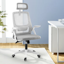 Load image into Gallery viewer, Artiss Ergonomic Office Chair Computer Desk Chairs Headrest Adjustable Grey
