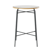 Load image into Gallery viewer, Gardeon Outdoor Bar Table Wicker Dining Bistro Patio Balcony Glass Table Steel
