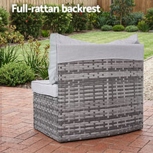 Load image into Gallery viewer, Gardeon 6 Seater Outdoor Sofa Set 9PCS Table Chair Set Garden Rattan Patio Furniture

