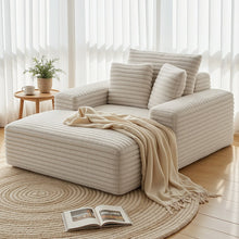 Load image into Gallery viewer, Artiss Sofa Bed Lounge Chair Recliner Couch Reading Chairs Sleeper Cloud Sofas Faux Fur Fabric
