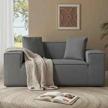 Load image into Gallery viewer, Artiss 2 Seater Sofa Loveseat Sofas Bed Couch No Assembly Corduroy Small Couches Apartement - The White Mall
