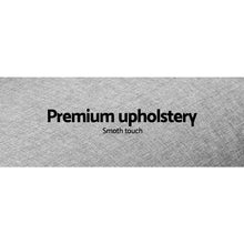 Load image into Gallery viewer, Artiss Sofa Bed 188CM Grey Faux Linen - The White Mall
