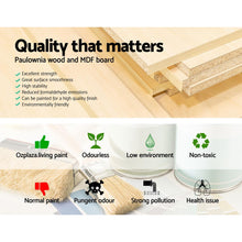 Load image into Gallery viewer, Artiss Bedside Table 2 Drawers Vintage X2 - THYME Grey
