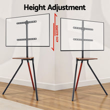 Load image into Gallery viewer, Artiss TV Stand Wooden Tray 24-55" Swivel Height Adjustable

