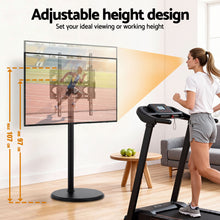 Load image into Gallery viewer, Artiss 32-55 Inch Mobile TV Stand with Wheels Height &amp; Tilt Adjustable Floor Mount
