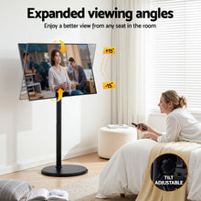 Load image into Gallery viewer, Artiss 32-55 Inch Mobile TV Stand with Wheels Height &amp; Tilt Adjustable Floor Mount
