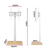 Load image into Gallery viewer, Artiss TV Stand 24-55" Swivel Height Adjustable Floor Mount for TVs

