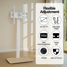 Load image into Gallery viewer, Artiss TV Stand 24-55" Swivel Height Adjustable Floor Mount for TVs
