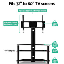 Load image into Gallery viewer, Artiss TV Stand Mount Bracket for 32"-60" LED LCD 3 Tiers Storage Floor Shelf
