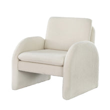 Load image into Gallery viewer, Artiss Armchair Accent Chair Lounge Tub Sofa Couch Curved Arm Seat Boucle White
