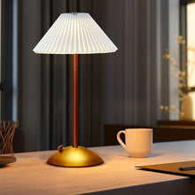 Load image into Gallery viewer, Portable LED Table Lamp with 3 Brightness Levels, USB Desk Lamp for Bedside Dining Table and Desk, White
