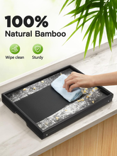 Load image into Gallery viewer, Folding table - Camping table - Portable folding table - Can be used as a dining table, TV table, laptop table, snack table, sofa table or work table - Black
