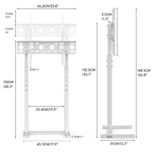 Load image into Gallery viewer, Adjustable TV Stand Base for 32-65 Screen Floor Mount
