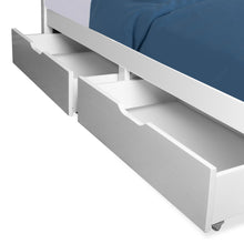 Load image into Gallery viewer, Kingston Slumber Trundle Under Bed Storage Drawers, 2 Pieces, White
