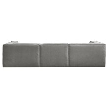 Load image into Gallery viewer, Sarantino Novi 3 - Seater Modular Sofa with Ottoman in Grey Non - Slip Bottom Lounge - The White Mall
