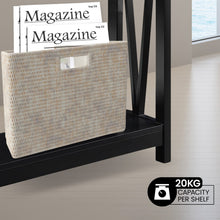 Load image into Gallery viewer, Sarantino Cielo 2-Tier Console Table Dark Walnut
