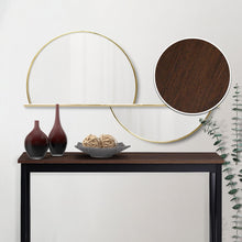 Load image into Gallery viewer, Sarantino Cielo 2-Tier Console Table Dark Walnut
