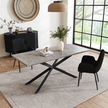 Load image into Gallery viewer, Falcon Rectangular Dining Table MDF Marbling
