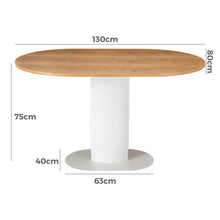 Load image into Gallery viewer, Clara Gather Round Oval Dining Table
