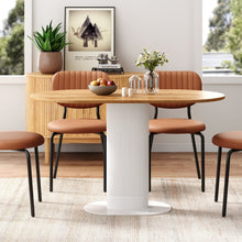 Load image into Gallery viewer, Clara Gather Round Oval Dining Table
