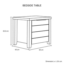 Load image into Gallery viewer, 4 Pieces Bedroom Suite Natural Wood Like MDF Structure Queen Size Oak Colour Bed, Bedside Table &amp; Tallboy
