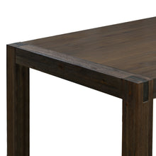 Load image into Gallery viewer, Dining Table 180cm Medium Size with Solid Acacia Wooden Base in Chocolate Colour

