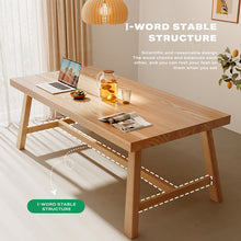 Load image into Gallery viewer, 1.4M Solid Wood Dining Table Square Dining Table Dining Table Kitchen Furniture
