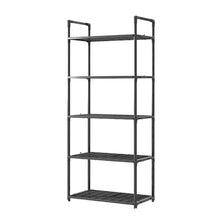 Load image into Gallery viewer, 5Tiers Pot Storage Rack Pan Stand Saucepan Holder Cookware Organizer for Kitchen - Black
