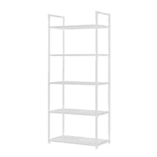 Load image into Gallery viewer, 5Tiers Pot Storage Rack Pan Stand Saucepan Holder Cookware Organizer for Kitchen - Black
