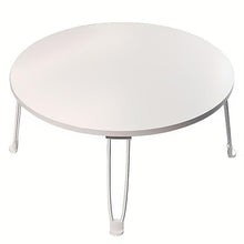 Load image into Gallery viewer, Small Foldable Computer Desk Portable Bed Table Round Home Office Laptop Stand
