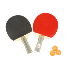 Load image into Gallery viewer, 2 Players Table Tennis Set 2 Rackets Bats with 3 Ping Pong Balls Home Sports
