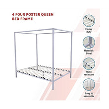 Load image into Gallery viewer, 4 Four Poster Queen Bed Frame
