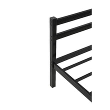 Load image into Gallery viewer, Single Daybed Metal Frame Sofa Premium Black Day Bed Steel Support - The White Mall
